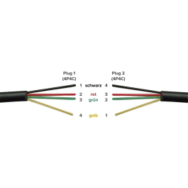 Telefonhörer-Spiralkabel McPower RJ10-Stecker (4P4C) > RJ10-Stecker (4P4C) 2m