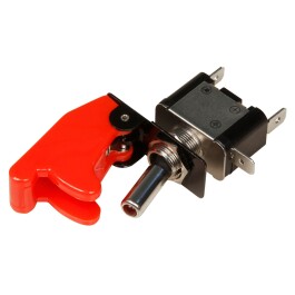 Kill-Switch McPower mit Schutzkappe und LED 12V / 20A rot