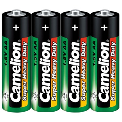 Mignon-Batterie CAMELION Super Heavy Duty 1,5 V Typ AA/R6 4er-Pack