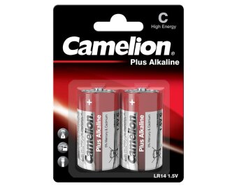 Baby-Batterie CAMELION Plus Alkaline 1,5 V Typ C/LR14 2er...
