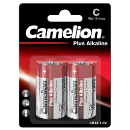 Baby-Batterie CAMELION Plus Alkaline 1,5 V Typ C/LR14 2er...