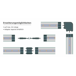 LED-Unterbauleuchte McShine SH-30 3W 250 lm 30cm warmweiß