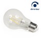 LED Filament Glühlampe McShine Filed, E27, 6W, 600 lm, warmweiß, dimmbar, klar