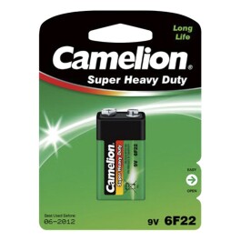 Block-Batterie CAMELION Super Heavy Duty 9 V Typ 6F22...