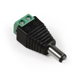 Adapter McPower DC-Stecker 5,5x2,1mm und Lüsterklemme