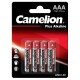 Micro-Batterie CAMELION Plus Alkaline 1,5 V Typ AAA/LR03 4er-Blister