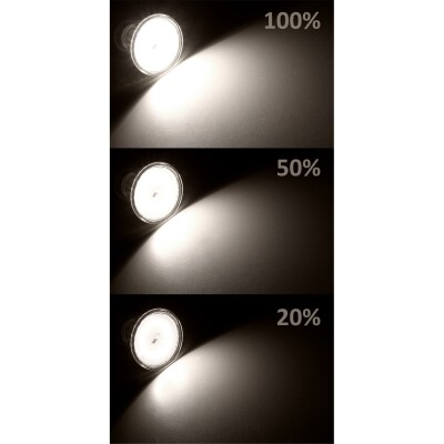 LED-Strahler McShine LS-450 GU10 5,5W 470lm 3000K step dimmbar 10er-Pack