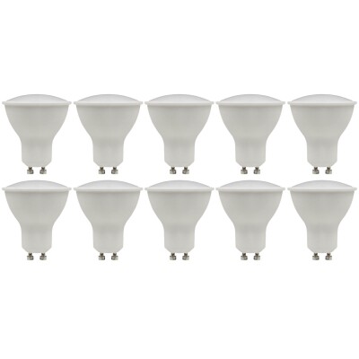 LED-Strahler McShine PV-90 GU10 9W 900lm 120° 3000K warmweiß 10er-Pack