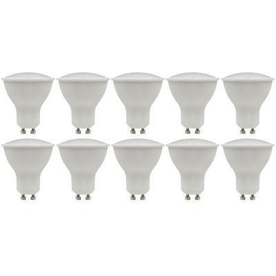 LED-Strahler McShine PV-90 GU10 9W 900lm 120° 3000K warmweiß 10er-Pack