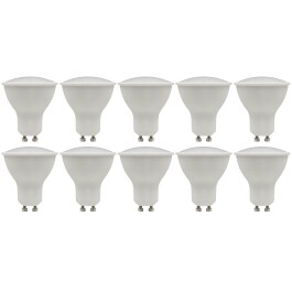 LED-Strahler McShine PV-90 GU10 9W 900lm 120° 3000K warmweiß 10er-Pack