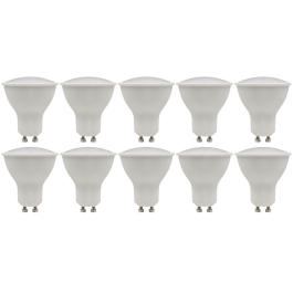 LED-Strahler McShine PV-90 GU10 9W 900lm 120° 3000K warmweiß 10er-Pack