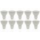 LED-Strahler McShine PV-90 GU10 9W 900lm 120° 3000K warmweiß 10er-Pack