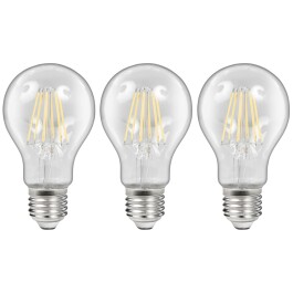 LED Filament Set McShine 3x Glühlampe E27 6W 600lm...