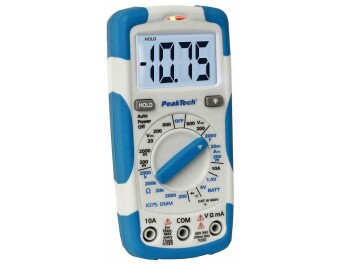PeakTech P 1075 600V AC/DC Digitalmultimeter mit LCD-Display