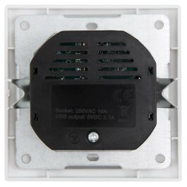 Schutzkontakt-Steckdose mit 2x USB McPower Flair...