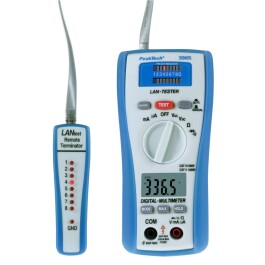 Digitalmultimeter PeakTech P3365 mit LAN- Tester 2000...