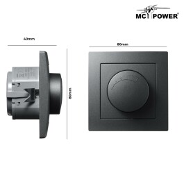 LED-Dimmer für elektronische Trafos McPower Flair 250V/300W Memory-Funktion