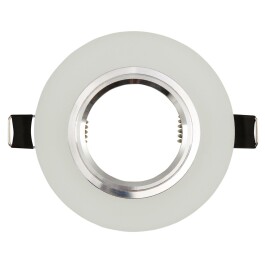 Einbaurahmen McShine LED-39 rund Ø90mm Glas mit LED-Beleuchtung