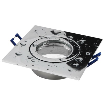 Einbaurahmen McShine DL-54 eckig Clip-Verschluss IP44 Chrom