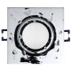 Einbaurahmen McShine DL-54 eckig Clip-Verschluss IP44 Chrom