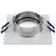 Einbaurahmen McShine DL-54 eckig Clip-Verschluss IP44 Chrom