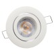 LED-Einbauleuchte McShine Eco-50 5W 400lm 3000K weißes Gehäuse