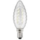 LED Filament Kerzenlampe gedreht McShine Filed E14 2W 260 lm warmweiß klar