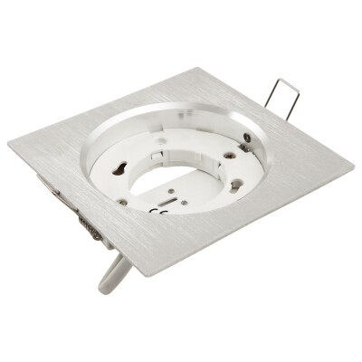 Einbaurahmen McShine DL-304 eckig 108x108mm GX53 Eisen gebürstet