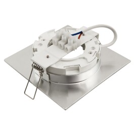 Einbaurahmen McShine DL-304 eckig 108x108mm GX53 Eisen gebürstet