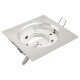 Einbaurahmen McShine DL-304 eckig 108x108mm GX53 Eisen gebürstet