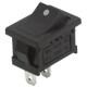 Mini-Wippenschalter McPower 2-polig schwarze Wippe mit Punkt 250V/6A