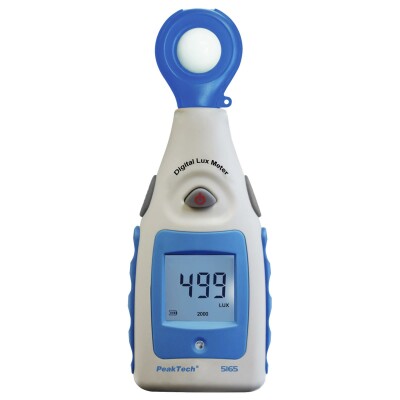 Luxmeter Peaktech P5165 2000 Counts LCD Anzeige Hintergrunbeleuchtung