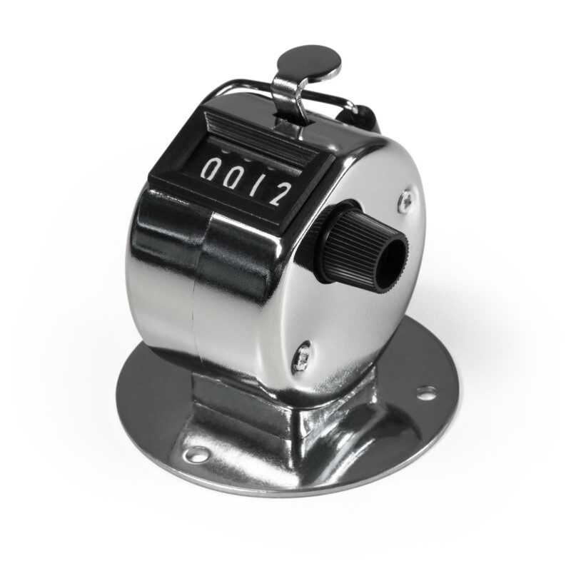 Parliky 2 Stück Mechanische Handzähler Aus Metall - Robust & Batterielos Für Events, Sport & Personenzählung