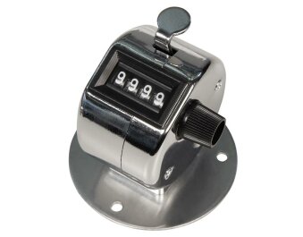 Mechanischer Handzähler McPower mit Montagefuß Metallgehäuse 0-9999