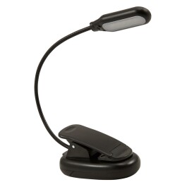 LED-Klemmleuchte / Leseleuchte McShine 5 LEDs mit Akku