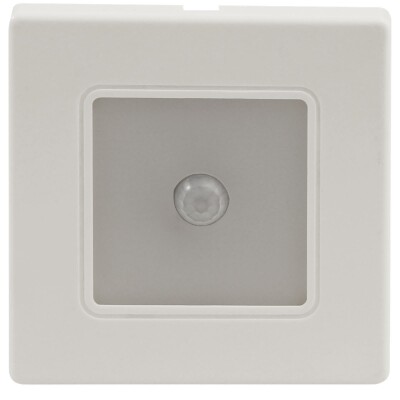 LED-Wand-Einbauleuchte McShine LWE-86WB 2W, 100lm, warmweiß, weißer Rahmen