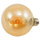 LED Filament Globelampe McShine Retro E27 4W 280lm warmweiß goldenes Glas