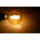 LED Filament Globelampe McShine Retro E27 4W 280lm warmweiß goldenes Glas