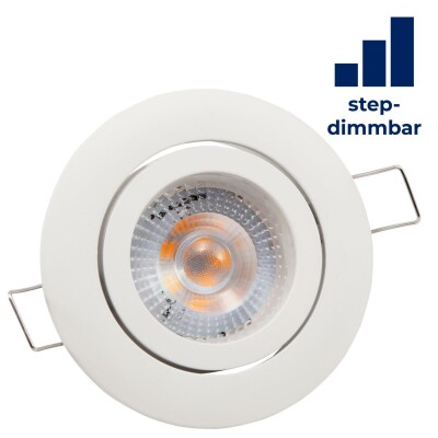 LED-Einbauleuchte McShine Eco-50 5W 400lm 3000K step-dimmbar