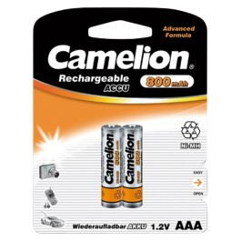 Micro-Akku CAMELION 1,2V 800 mAh Typ AAA NiMH 2er-Blister