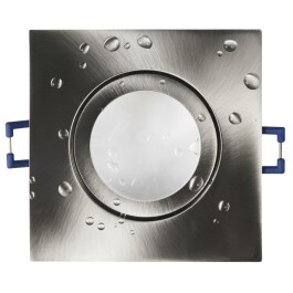 Einbaurahmen McShine DL-54 eckig Clip-Verschluss IP44 Edelstahl gebürstet