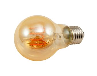 LED Filament Glühlampe McShine Retro E27 4W 280lm warmweiß goldenes Glas