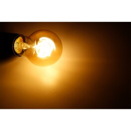 LED Filament Glühlampe McShine Retro E27 4W 280lm warmweiß goldenes Glas