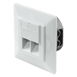 Netzwerkdose Unterputz CAT 6 2x RJ45