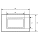 LED Voltmeter-Einbaumodul PeakTech LDP-235 LCD-Anzeige Hintergrundbeleuchtung Rot