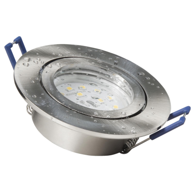 LED-Einbauleuchte McShine Flatty Ø83mm 5W 400lm warmweiß IP44