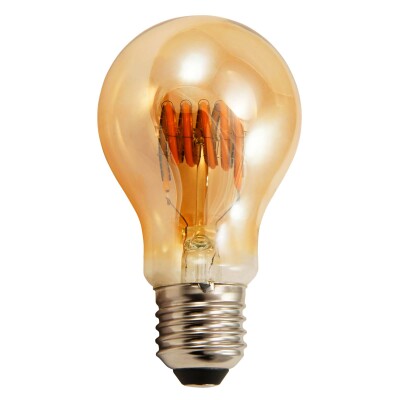 LED Filament Glühlampe McShine Retro E27 6W 490lm goldenes Glas dimmbar