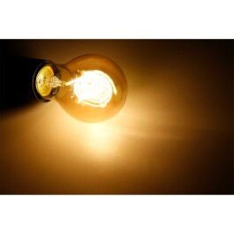 LED Filament Glühlampe McShine Retro E27 6W 490lm goldenes Glas dimmbar