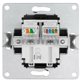 RJ45 + RJ11 Dose McPower Flair für ISDN Cat UP...