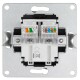 RJ45 + RJ11 Dose McPower Flair für ISDN Cat UP anthrazit